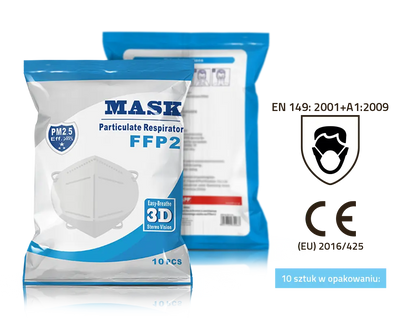 Masque jetable FFP2 4 plis -  ProFinish Distribution
