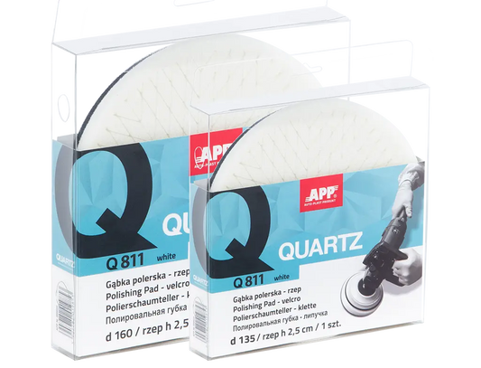 Mousse de polissage rainurée haute performance – Ø135 mm & Ø160 mm – Velcro -  ProFinish Distribution