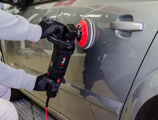 Mousse de polissage rainurée haute performance – Ø135 mm & Ø160 mm – Velcro -  ProFinish Distribution