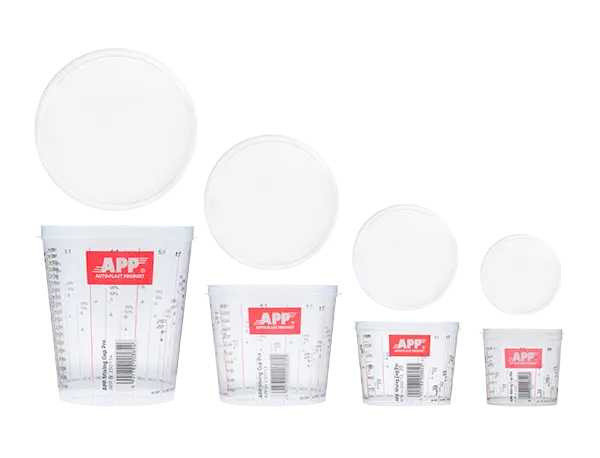 Pack gobelet + couvercle jetables pour mélange peinture/vernis -  ProFinish Distribution