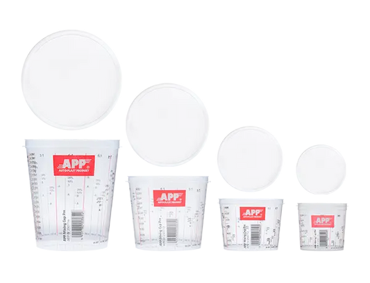 Pack gobelet + couvercle jetables pour mélange peinture/vernis -  ProFinish Distribution