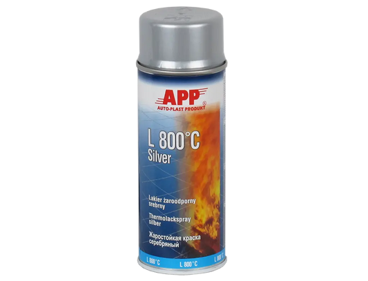 Peinture haute température argentée en aérosol (jusqu'à 800°C) -  ProFinish Distribution