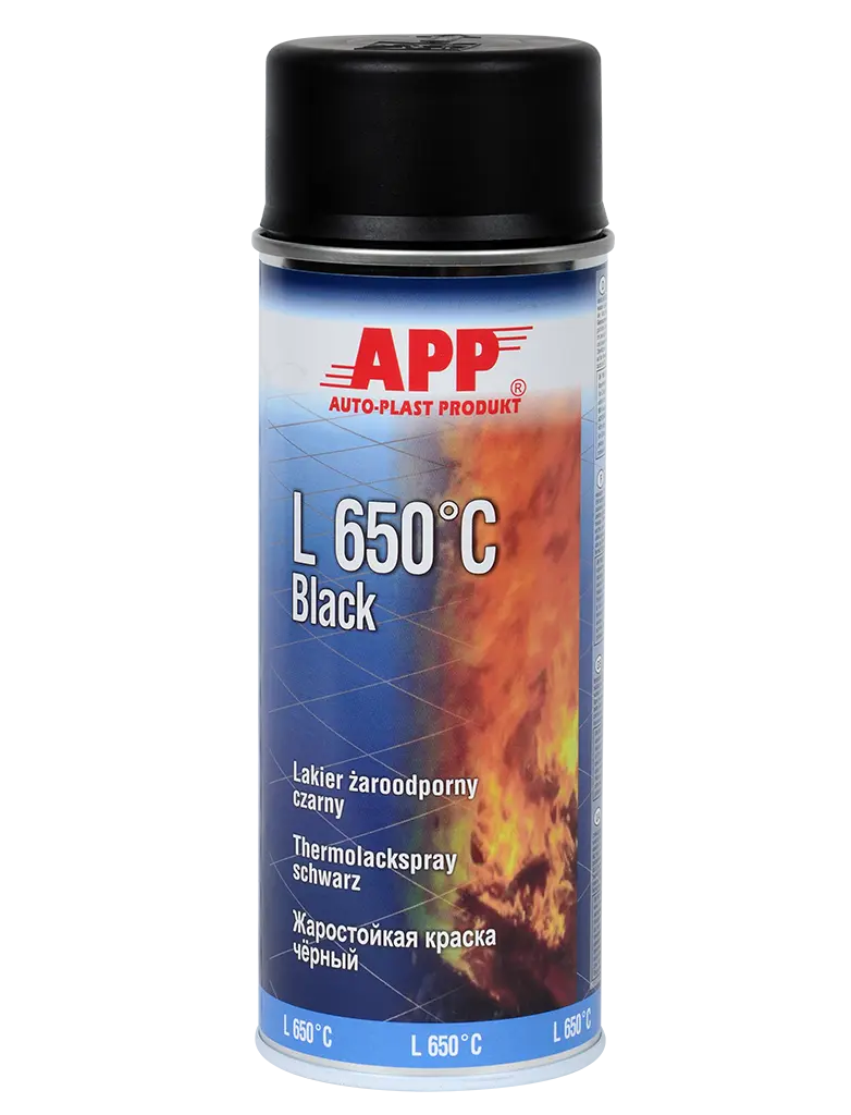 Peinture noire haute température en aérosol (jusqu'à 650°C) -  ProFinish Distribution