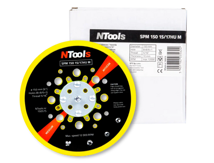 Plateau abrasif universel Ø150 mm, multi-trous, 5/16", Velcro -  ProFinish Distribution