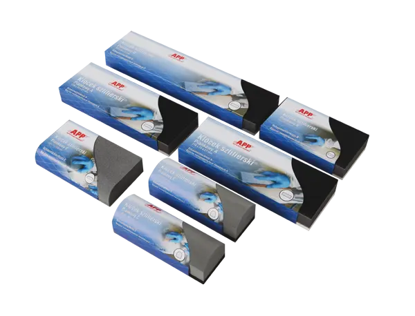 Set de 7 cales à poncer mousse avec rigidificateurs + 2 gratuites -  ProFinish Distribution