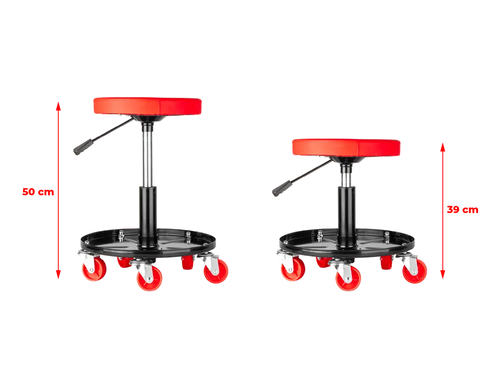 Siège d’atelier mobile réglable en hauteur -  ProFinish Distribution