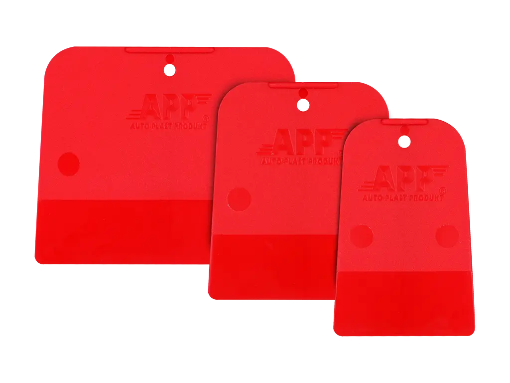 Spatules copolymère pour application de mastic (jeu de 3 pièces) -  ProFinish Distribution