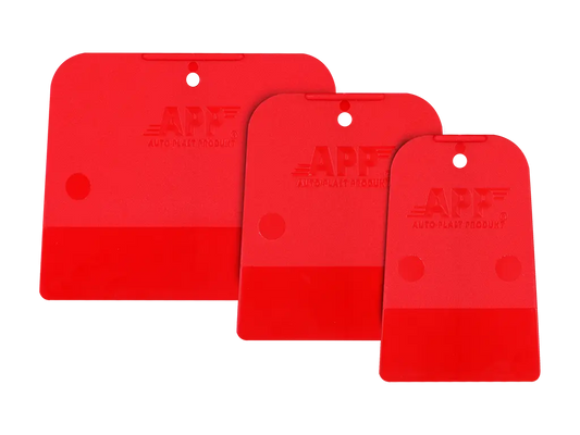 Spatules copolymère pour application de mastic (jeu de 3 pièces) -  ProFinish Distribution