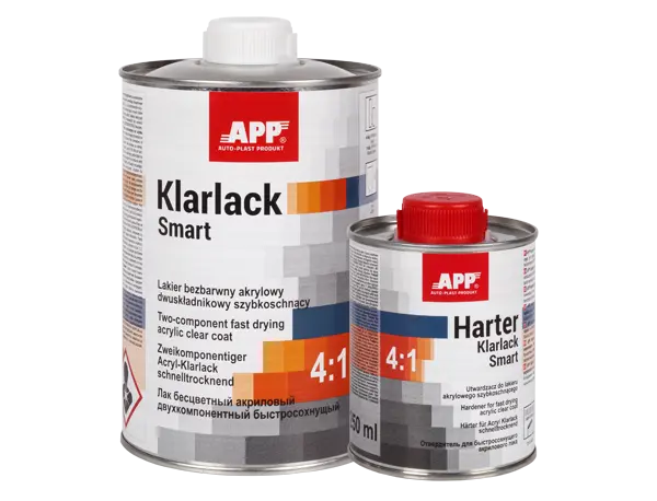 Vernis acrylique HS à séchage rapide – APP Klarlack Smart 4:1 + Durcisseur -  ProFinish Distribution