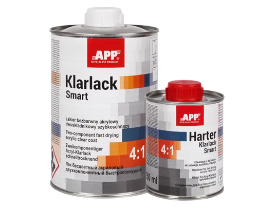 Vernis acrylique HS à séchage rapide – APP Klarlack Smart 4:1 + Durcisseur -  ProFinish Distribution