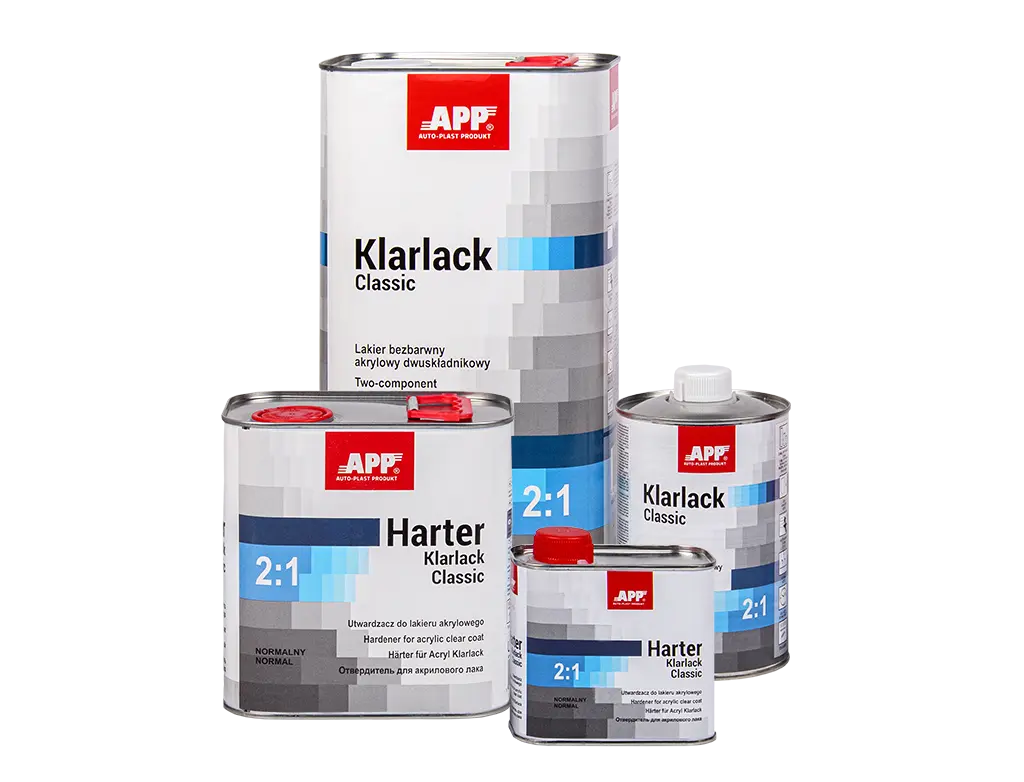 Vernis acrylique HS classique – APP Klarlack Classic 2:1 + Durcisseur -  ProFinish Distribution