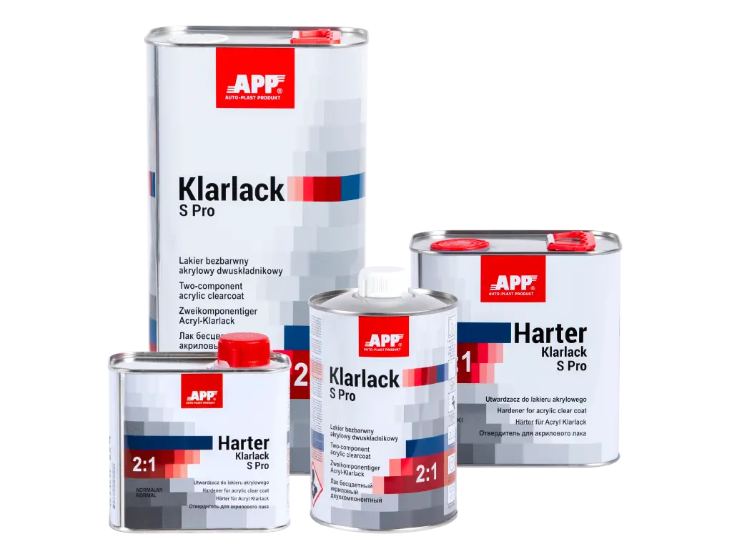 Vernis acrylique HS haute brillance – APP Klarlack S Pro 2:1 + Durcisseur -  ProFinish Distribution