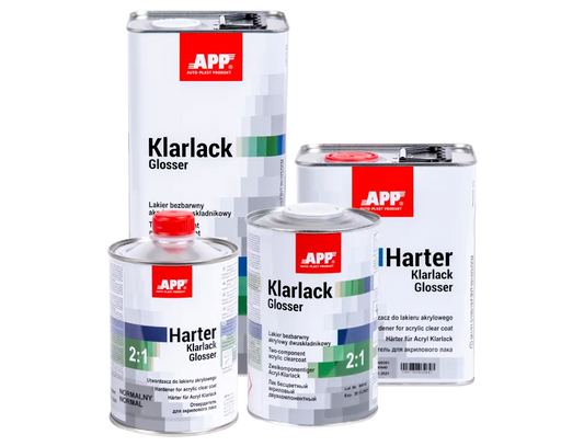 Vernis acrylique HS ultra brillant – APP Klarlack Glosser 2:1 + Durcisseur -  ProFinish Distribution