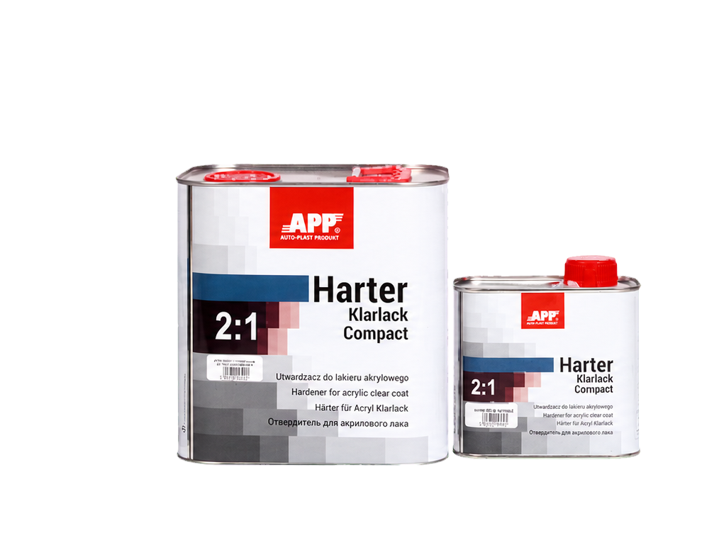 APP Harter Klarlack Compact durcisseur 0,5 L et 2,5 L