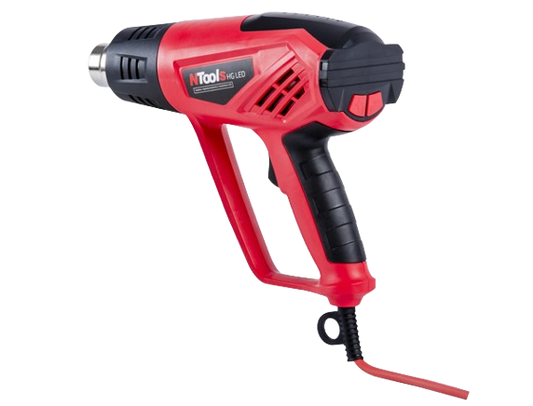 Electric heat gun with temperature control 